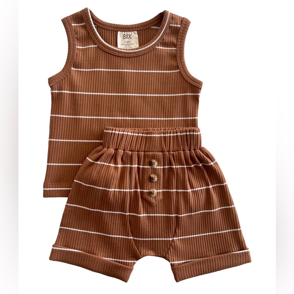 Siix Collection saddle shorts set